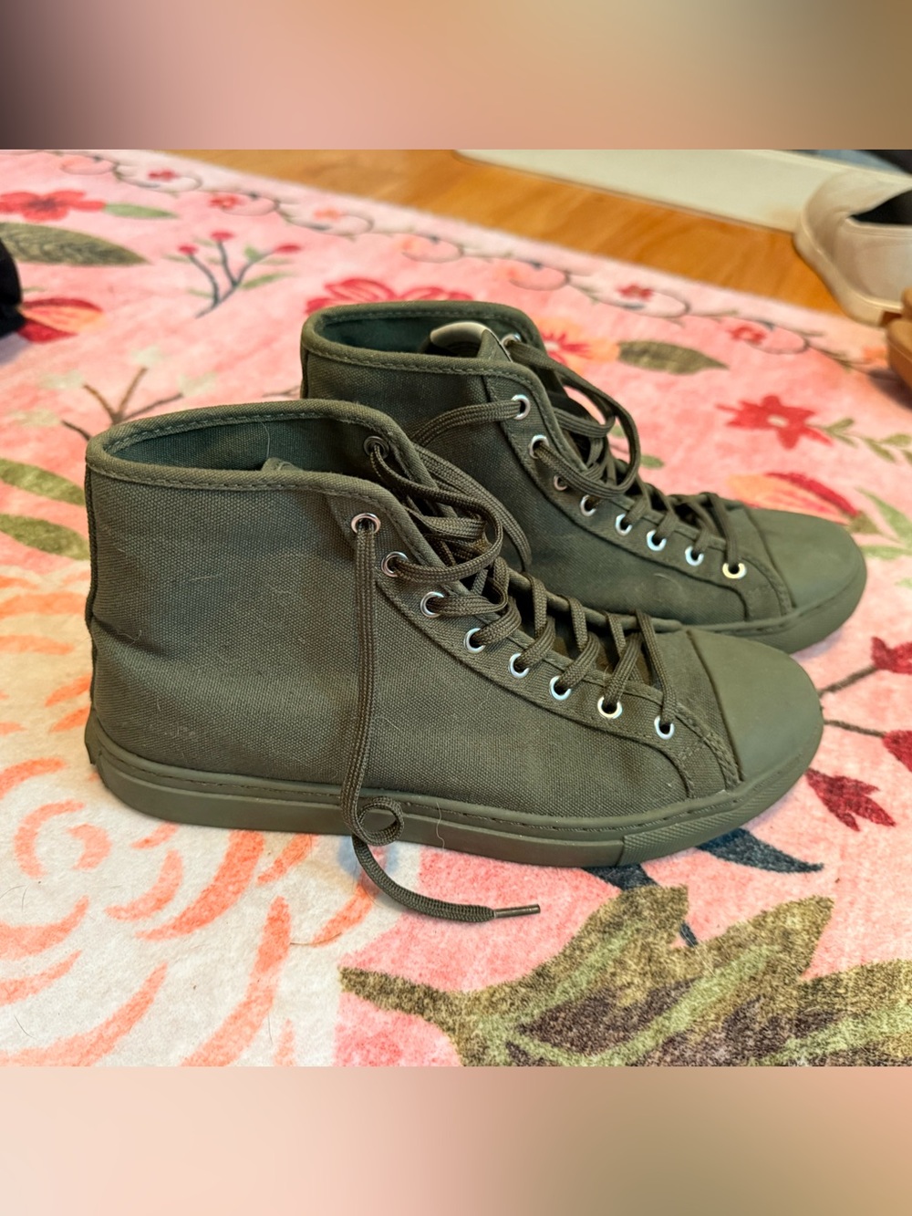 Nothing New Olive green high tops